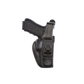 Aker Leather Spring Special Executive strapless holster for Glock 48 Black right Hand features premium US cowhide leather